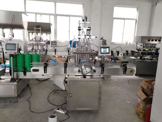 อัตโนมัติพิสตอน กระป๋องน้ําเหลว เติมหมวกและเครื่องหมาย