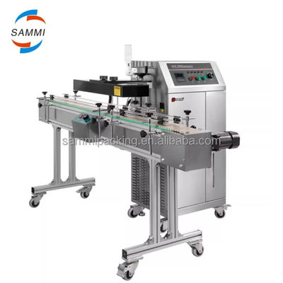 Automatic Floor Type Continuous Induction Sealing Machine Induction Heat Sealer For Small Plastic Bottle