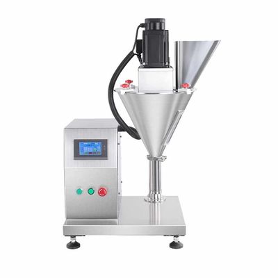 Electric Driven Semi Automatic Powder Filling Machine For Bottle Bag Milk Cosmetic Weighing Dosing Auger Filler