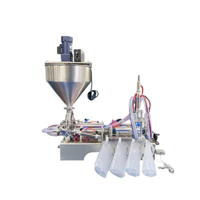 Industrial Semi Automatic Honey Beverage Bag Spout Pouch Juice Filling Machine For Liquid Food