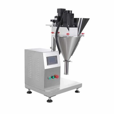 Εύκολο μηχάνημα πλήρωσης σκόνης για τραπέζι Εμπορικό μικρό γραφείο Καρυκεύματα αλεύρι γάλα σκόνη Στρογγυλοφόρος