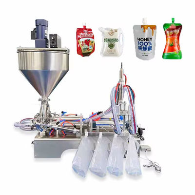Maszyna do napełniania torebek z wylewem, płynnych, na biurko, małych torebek, saszetek, ziół, sosów