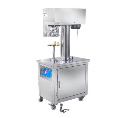 Vertical Tin Can Sealer Commercial Semi-Automatic Can Sealing Machine for Plastic can aluminium can