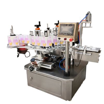 Automatic Double-Sided Laundry Detergent Labeling Machine Semi-Automatic Square Bottle Labeling Machinery