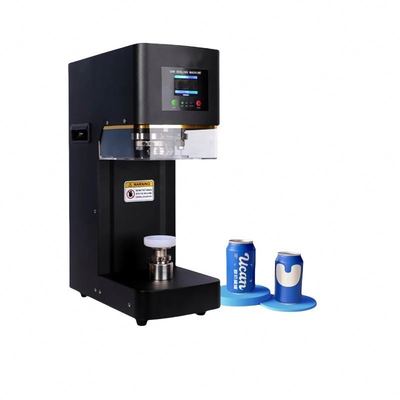 Aluminium PET Cans Beverage Semi-Automatic Tin Can Juice Soft Drinks Making Canning Sealing Machine