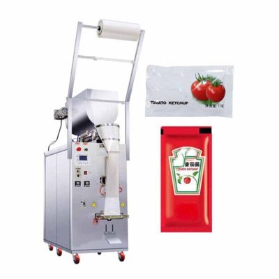 Automatic 4 side seal Sachet Liquid Packing Machine for Tomato Ketchup Packaging Factory Price