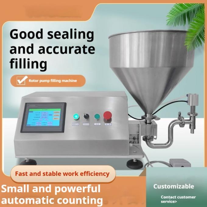 Semi-automatic Rotary Gear Pump Grease Thick Liquid Weighing Cream ...